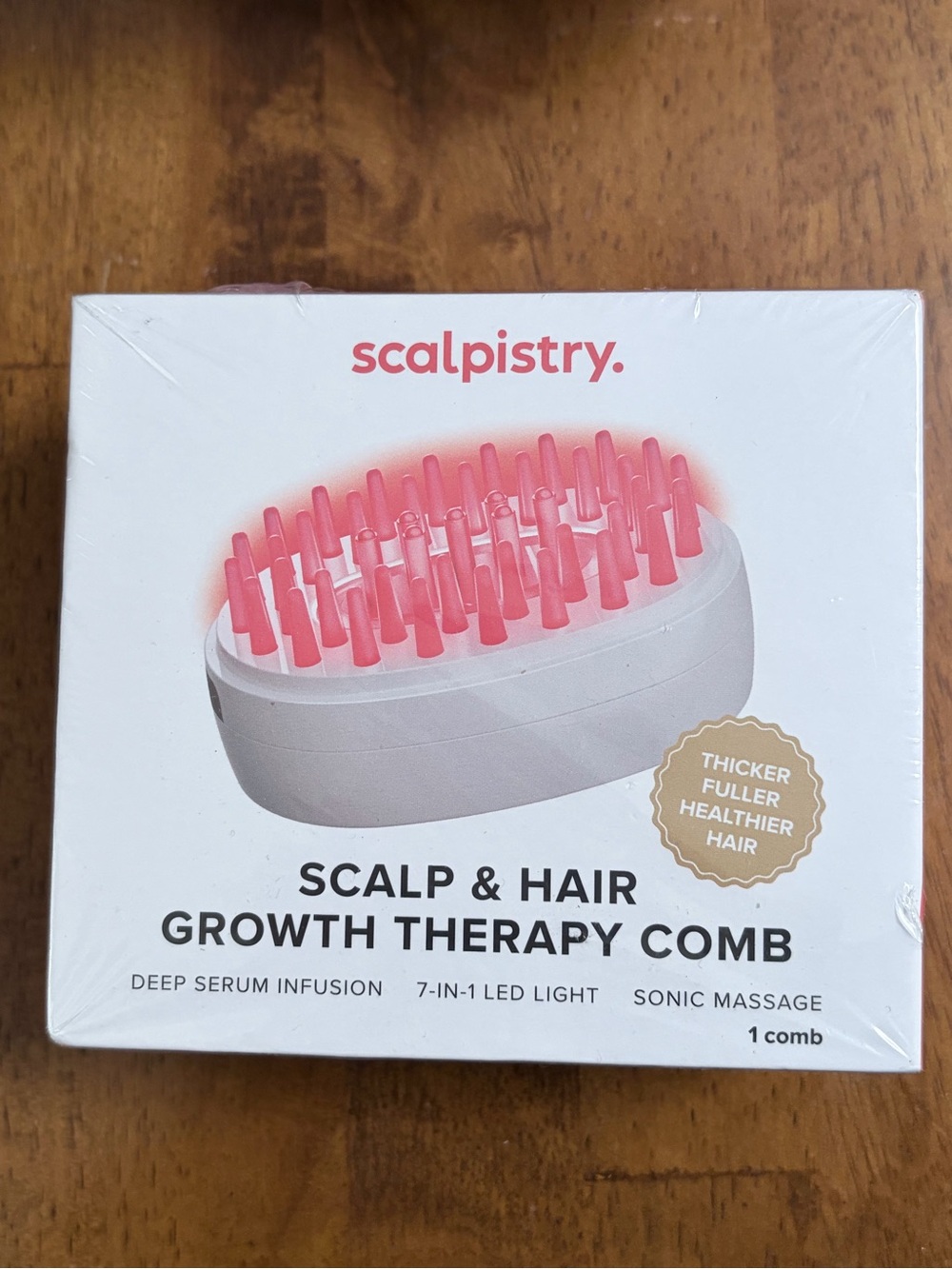 Scalpistry Hair Growth Therapy Comb Serum Infusion Light Therapy
